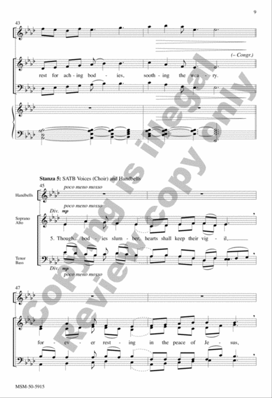 Christ, Mighty Savior 4-Part scores gallery preview page 9