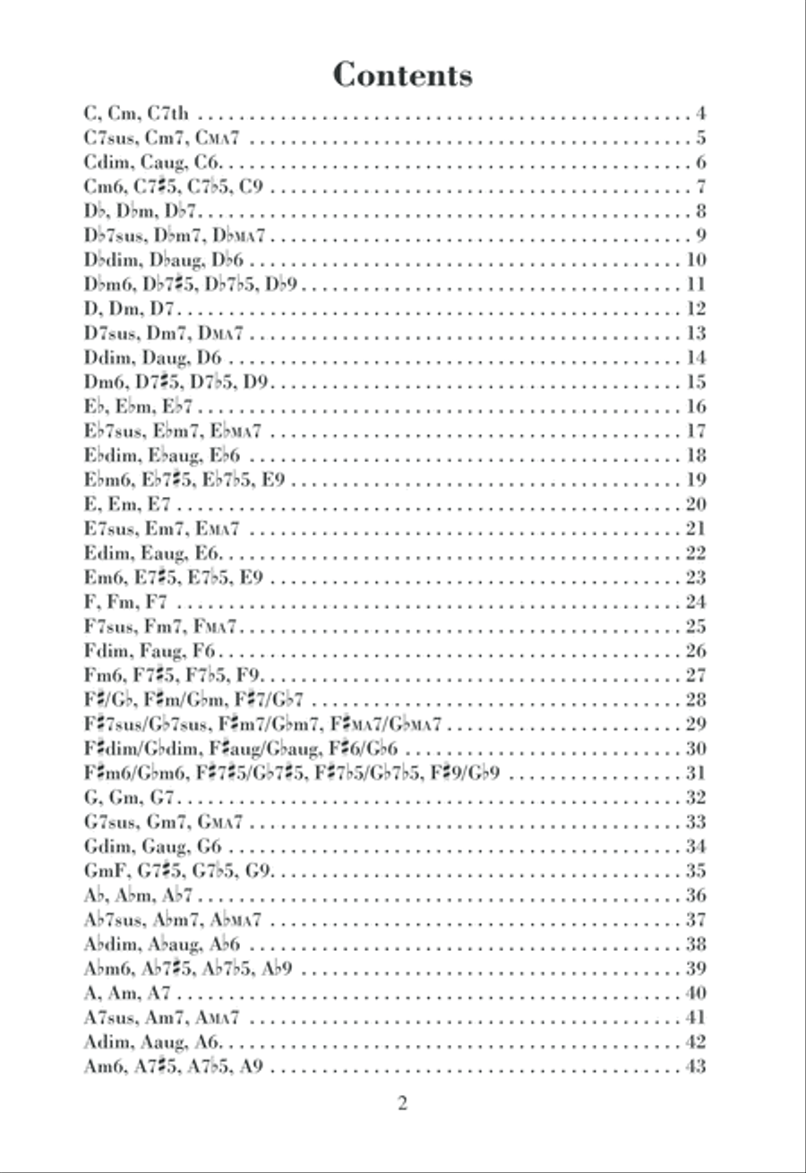 Bass Chords Qwikguide Bass Guitar scores gallery preview page 3