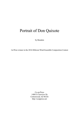 Portrait of Don Quixote
