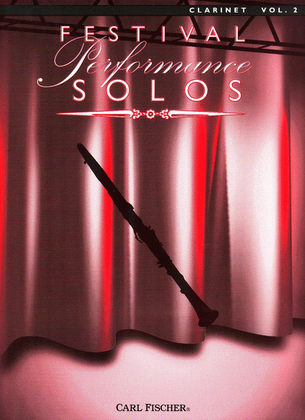 Book cover for Festival Performance Solos - Volume 2 (Clarinet)