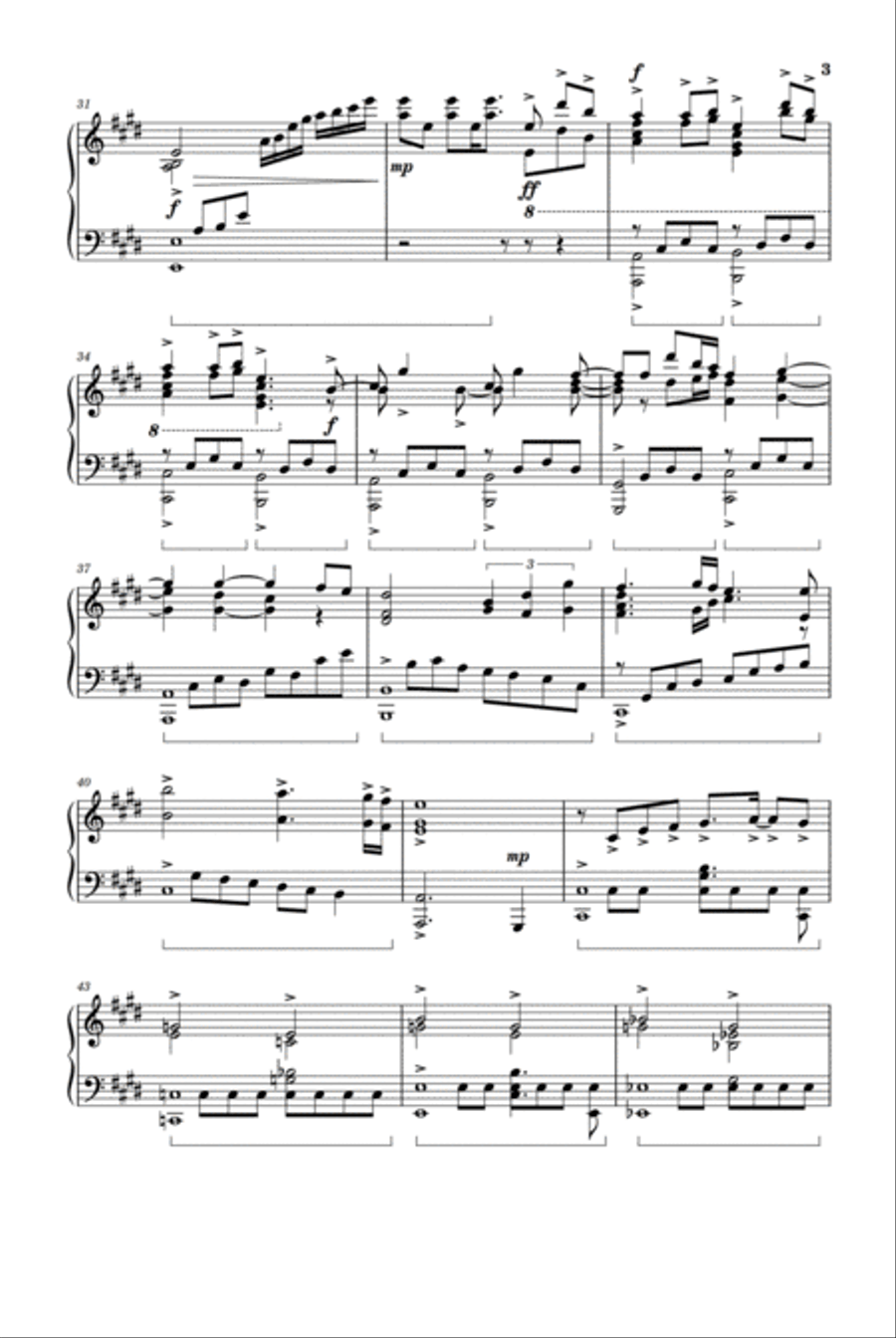 Styx Helix Piano Solo scores gallery preview page 3