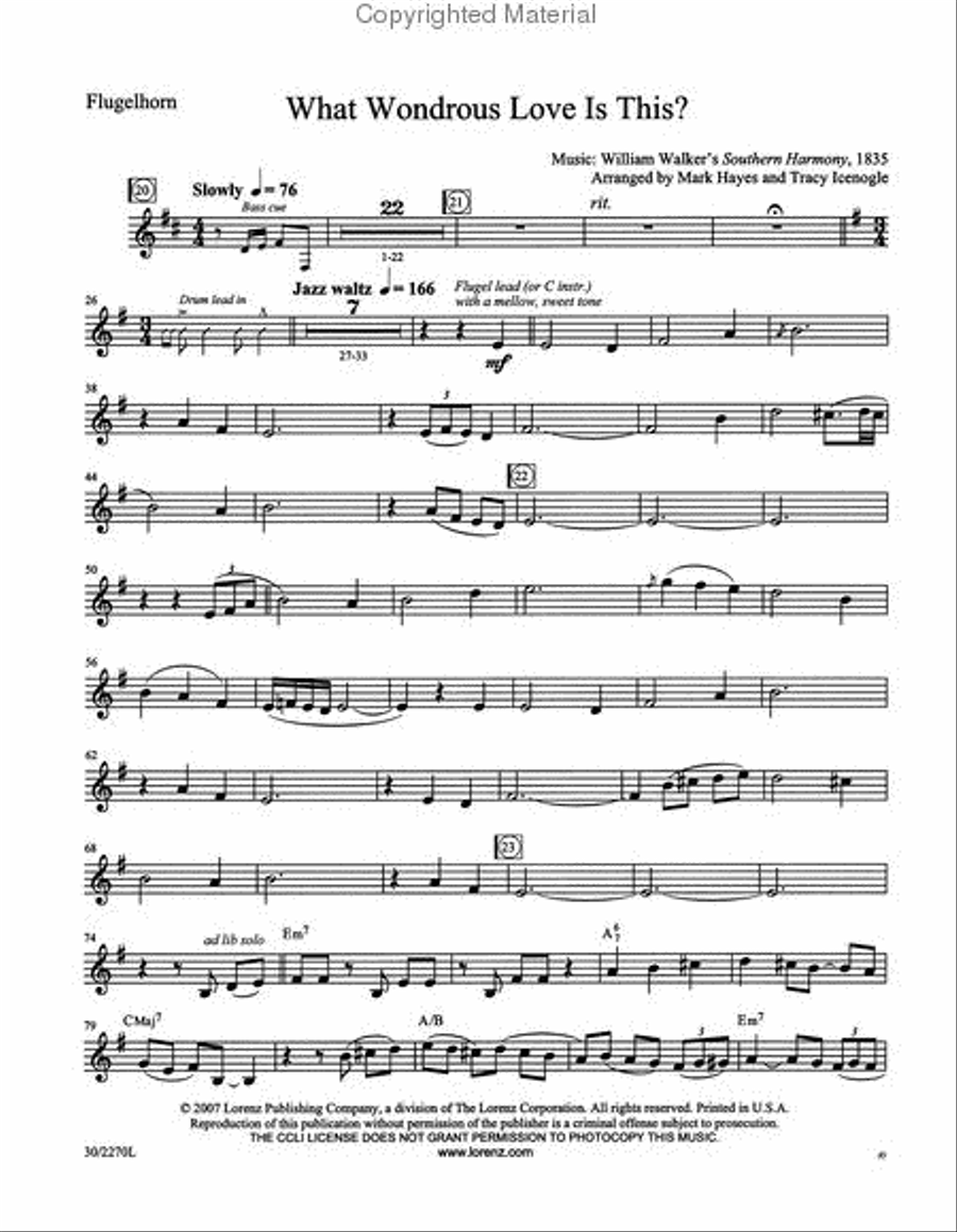 Sunday Evening Jazz - Full Score and Instrumental Parts Jazz Ensemble scores gallery preview page 7