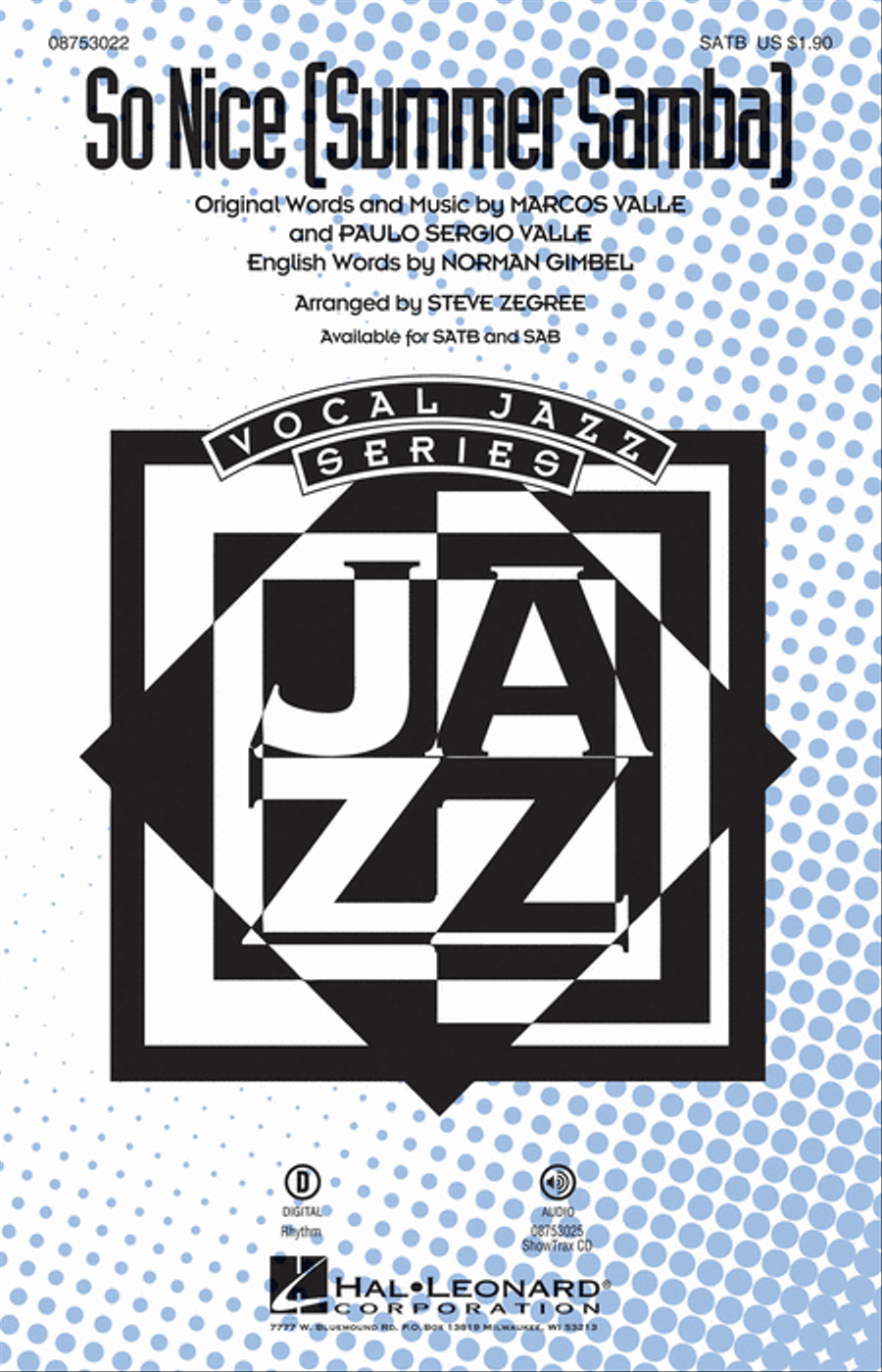 So Nice (Summer Samba) Vocal Jazz Ensemble scores gallery preview page 1