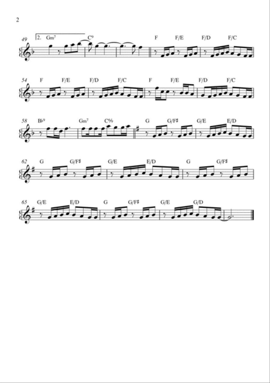 Partituras - 50 Melodias com cifra - Livro Evangélicas Flute scores gallery preview page 5
