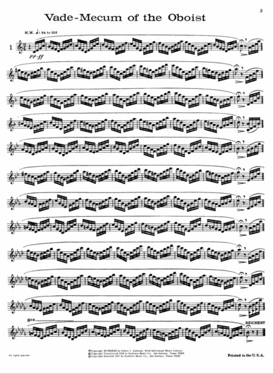 Vade Mecum of the Oboist English Horn scores gallery preview page 2