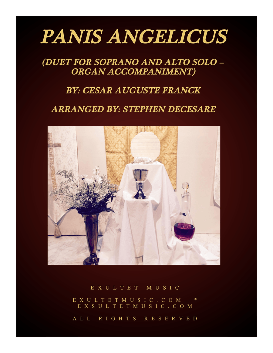 Panis Angelicus (Duet for Soprano and Alto Solo - Organ Accompaniment) Alto Voice scores gallery preview page 1