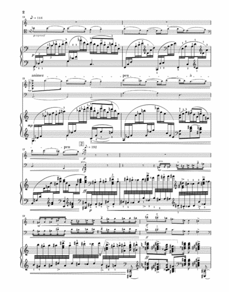Maurice Ravel – Piano Trio by Maurice Ravel Piano Trio - Sheet Music