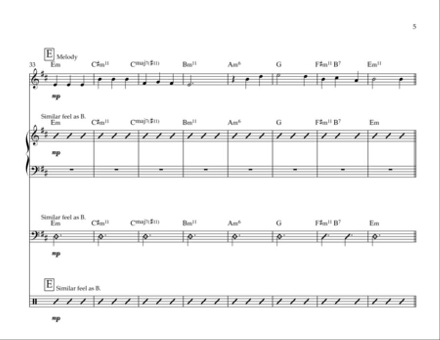 Scarborough Fair Jazz Ensemble scores gallery preview page 5