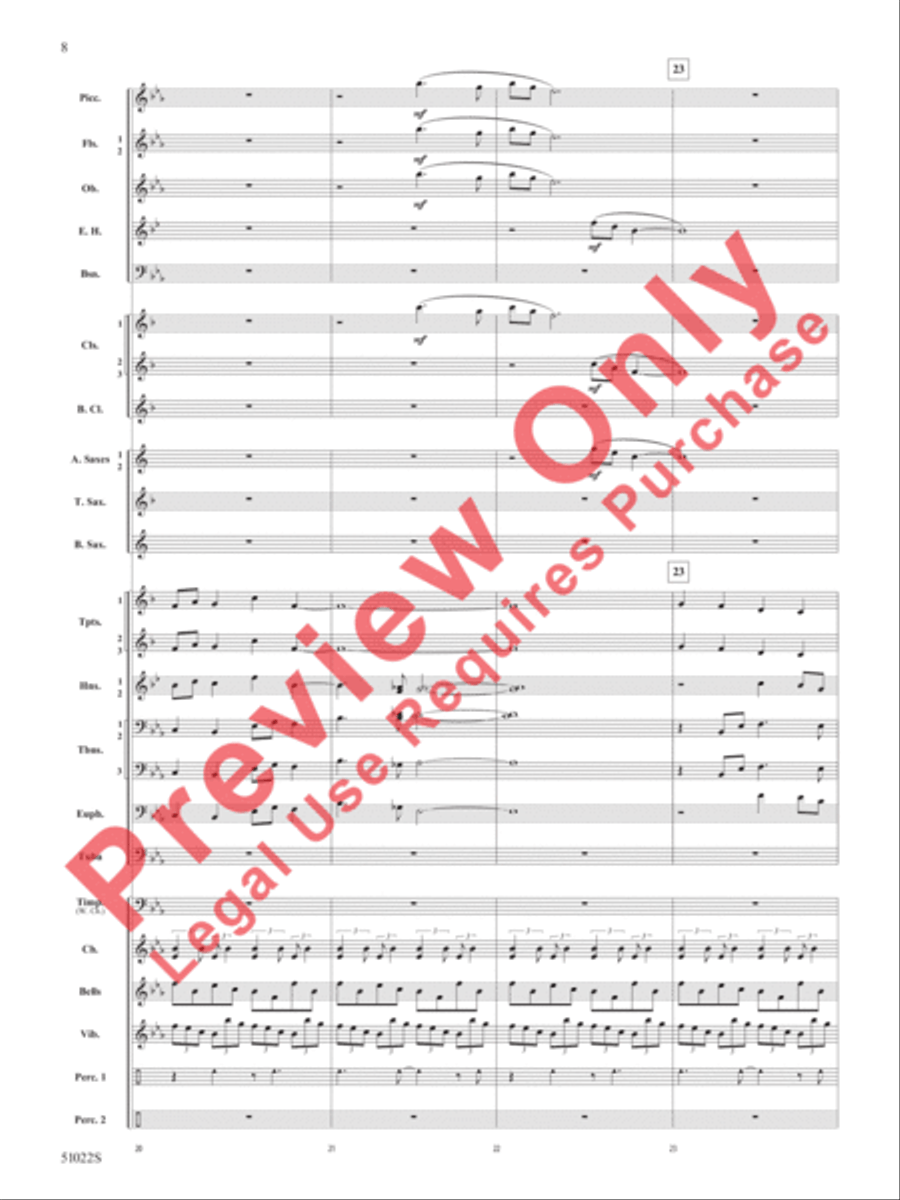 How Sweet the Sound How Sweet the Sound Concert Band scores gallery preview page 9