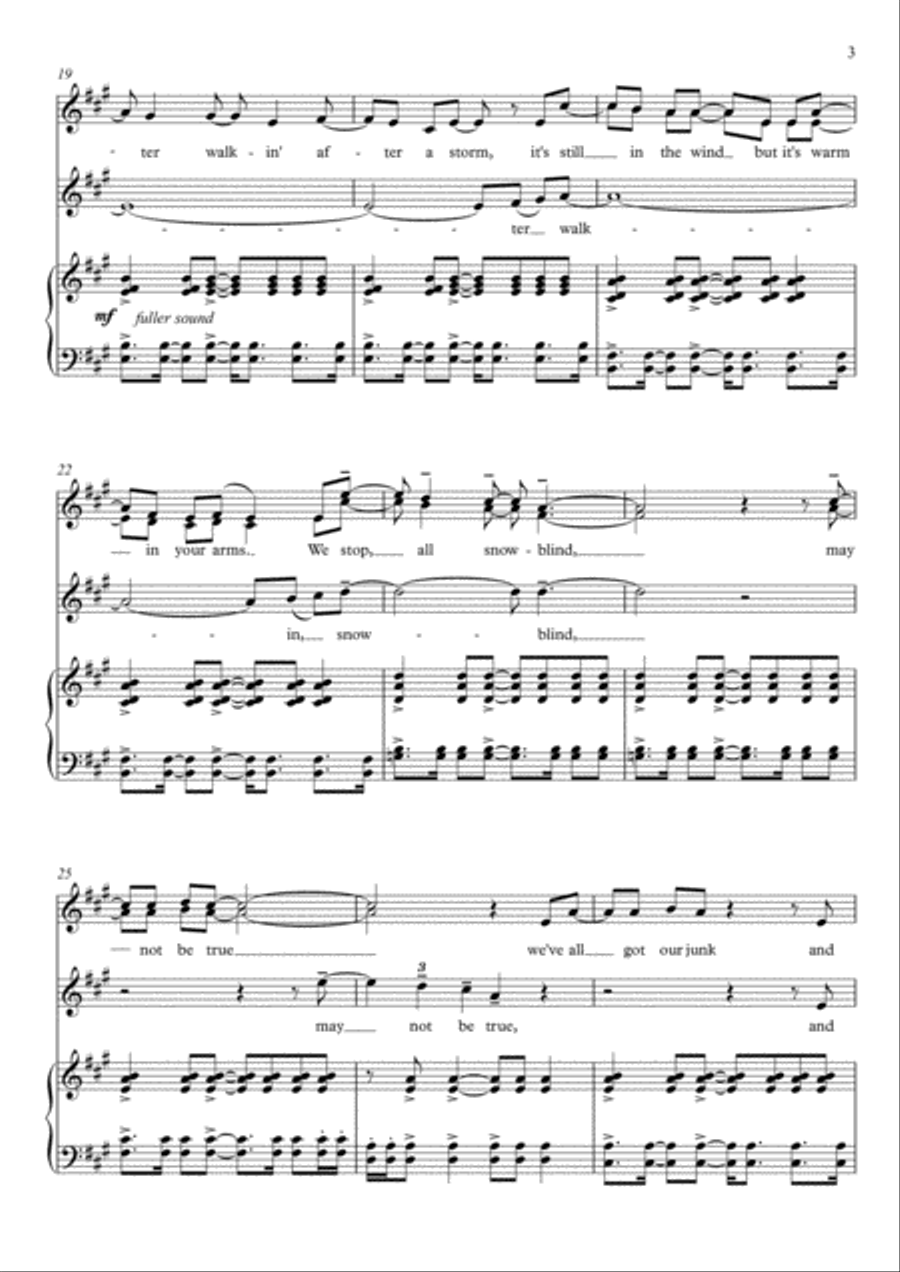 My Junk 4-Part scores gallery preview page 4