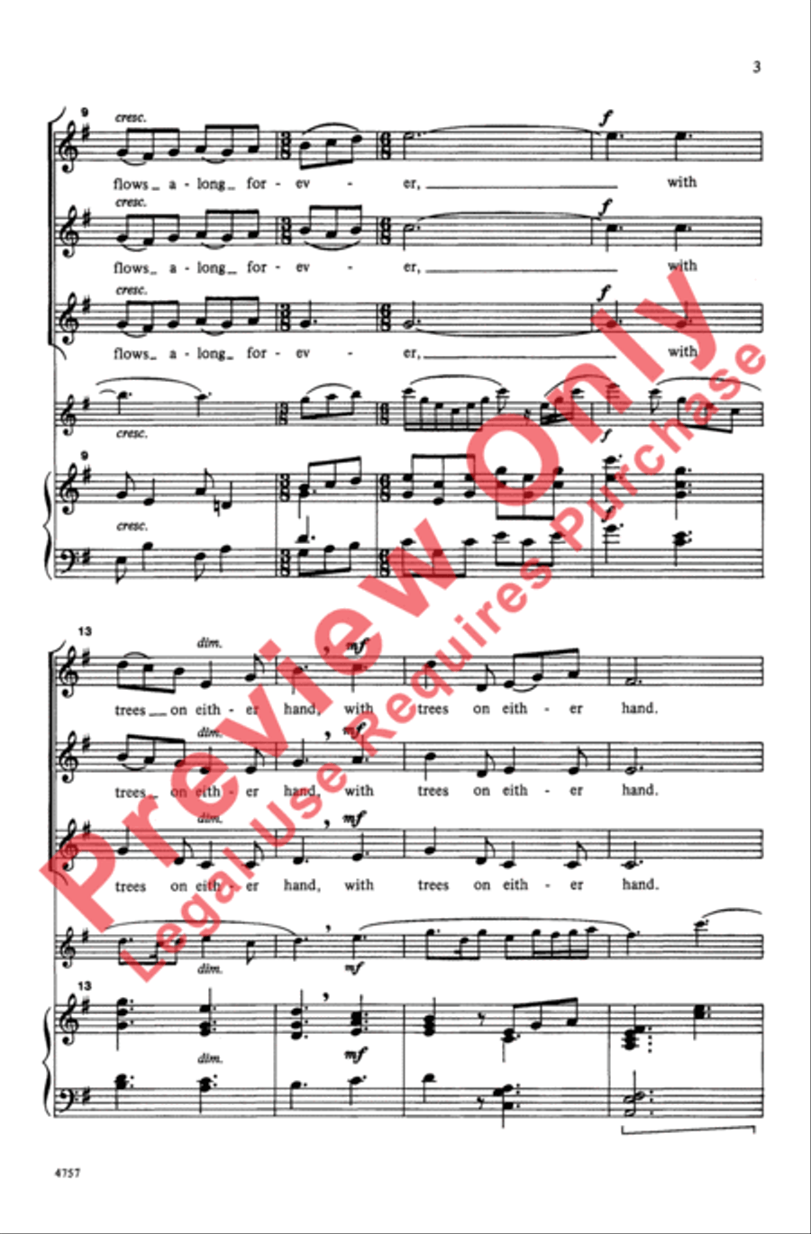 Where Go the Boats? Women's Choir scores gallery preview page 3