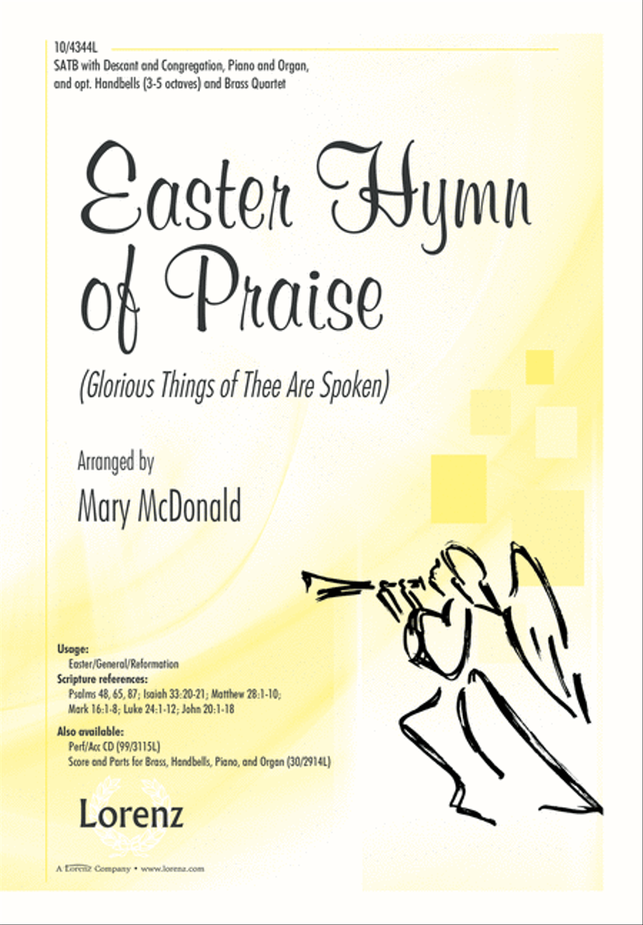 Easter Hymn of Praise 4-Part scores gallery preview page 1