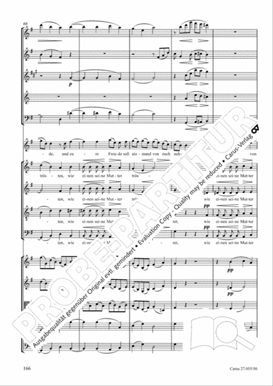 Ein Deutsches Requiem (German Requiem) 4-Part scores gallery preview page 173