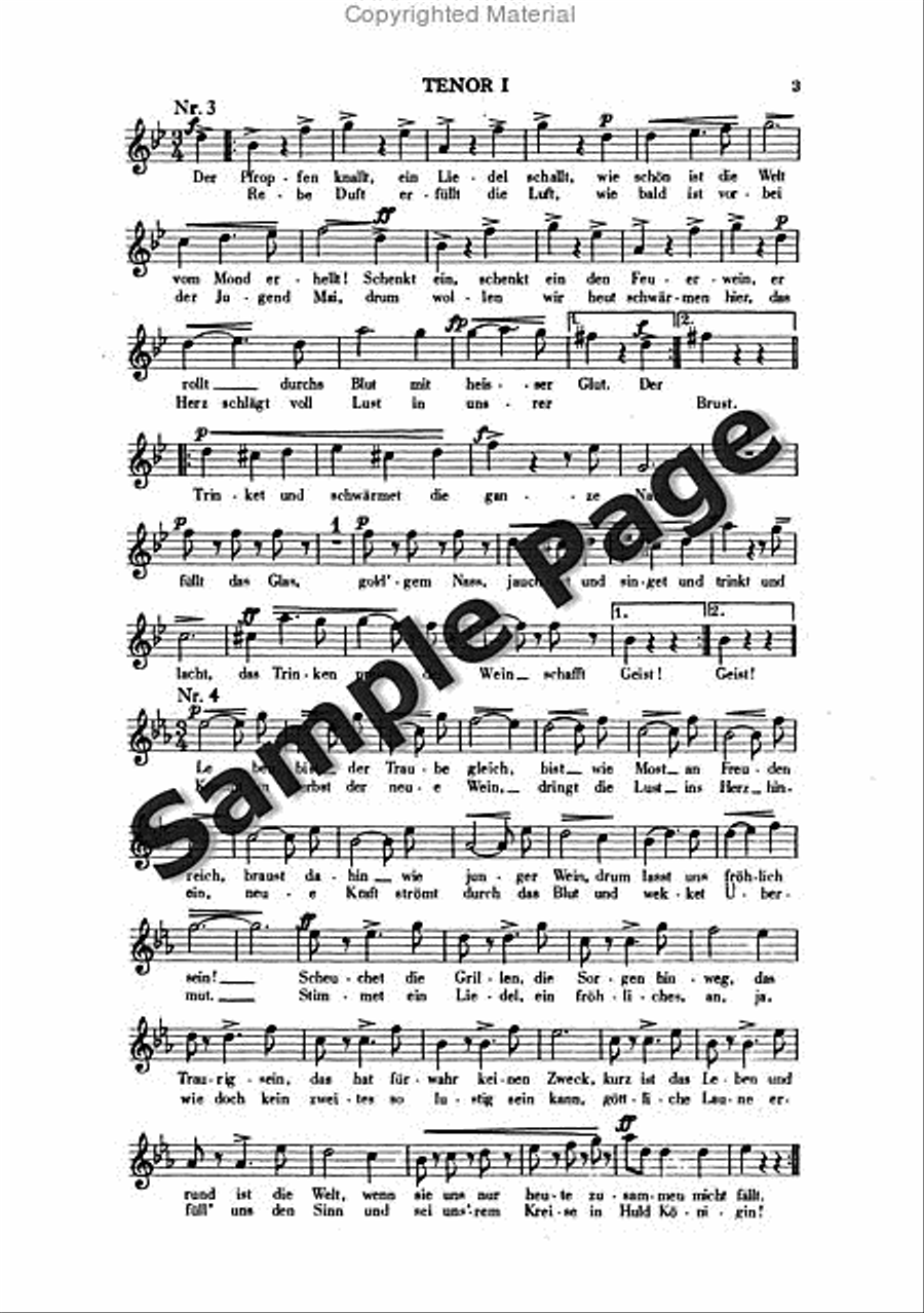 Ziehrer Cm Nachtschwaermer Op466 TTBB scores gallery preview page 4