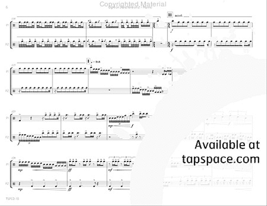 Eight on 3 and Nine on 2 Percussion scores gallery preview page 11