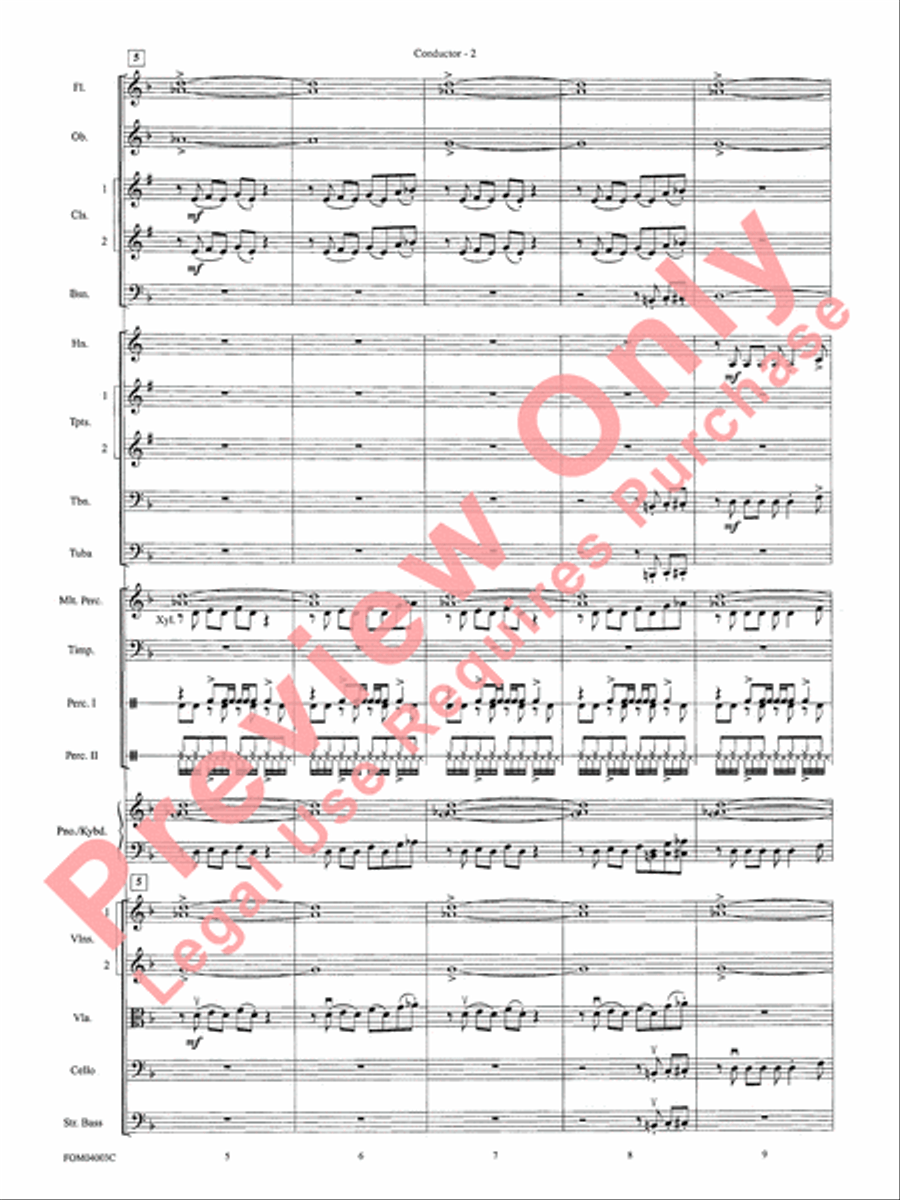 The Pink Panther Full Orchestra scores gallery preview page 5