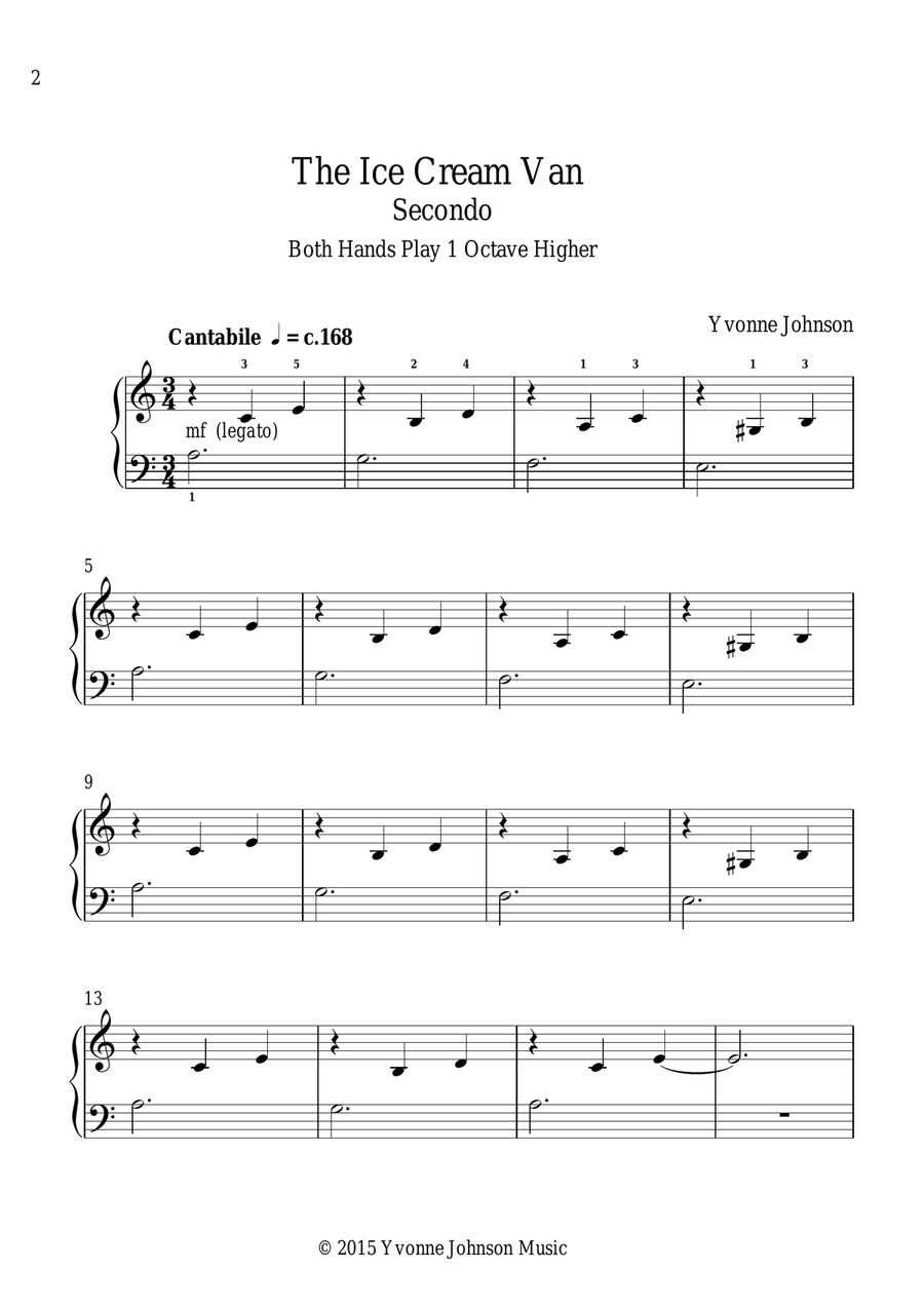 6 Easy Piano Duets Levels 1 - 2 Easy Piano scores gallery preview page 3