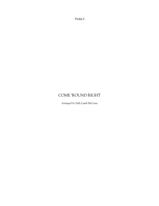 Book cover for Come 'Round Right; A Folk Song Suite - Violin 1
