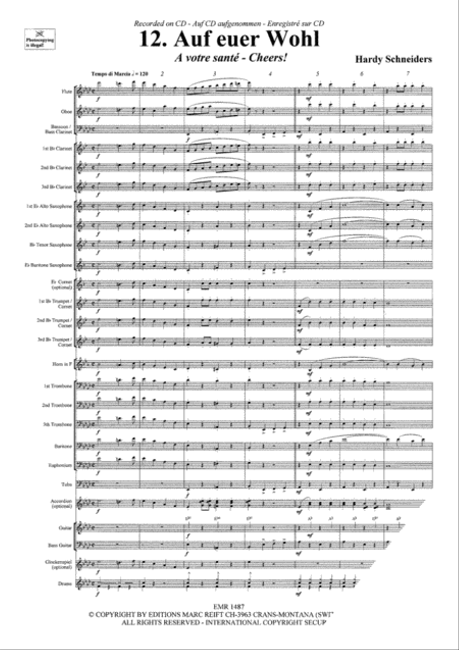 Concert Aperitif Concert Band scores gallery preview page 14