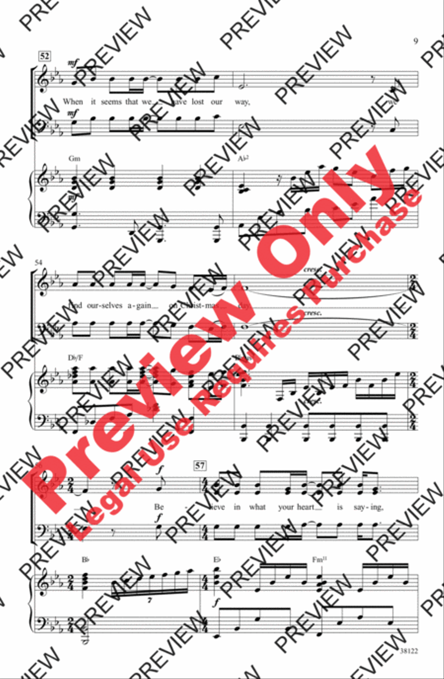 Believe 3-Part scores gallery preview page 20