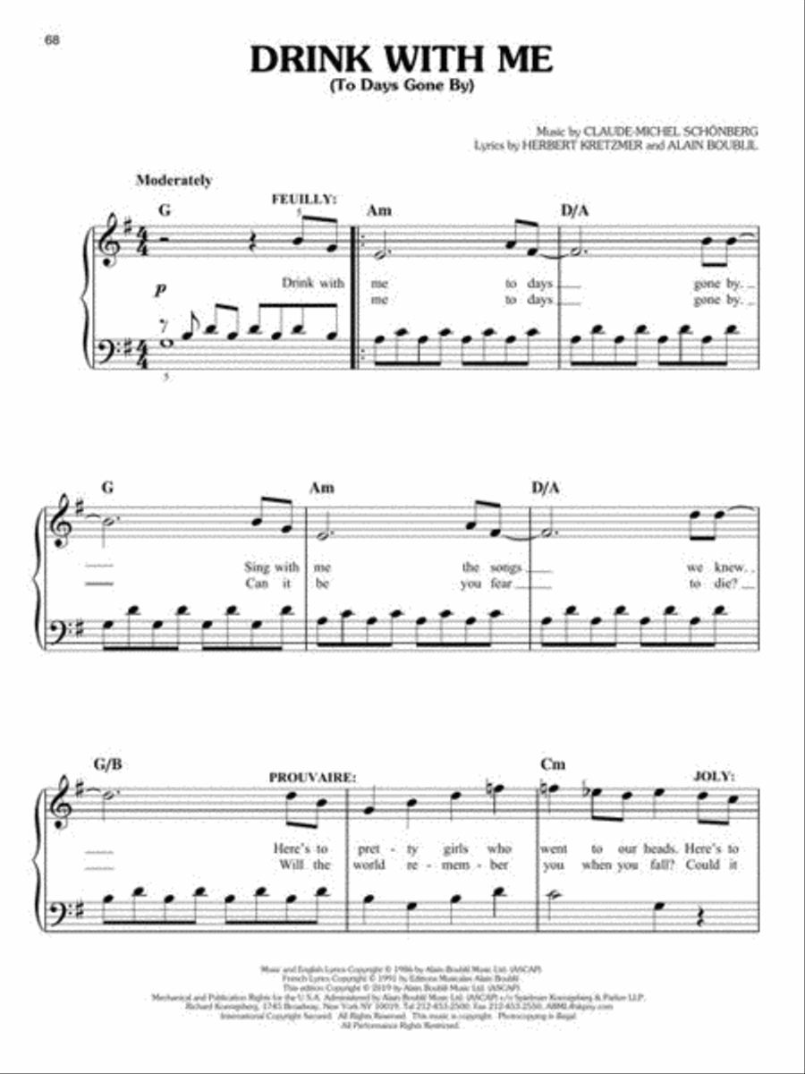 Les Misérables Voice scores gallery preview page 7