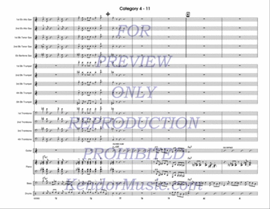 Category 4 Jazz Ensemble scores gallery preview page 12