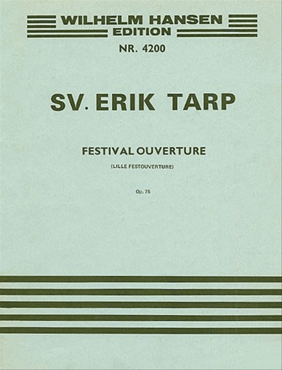 Little Festival Overture Op. 75 Orchestra scores gallery preview page 1