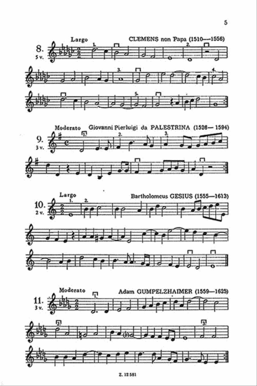 Classical Canons – 230 Solfeggio Voice scores gallery preview page 3