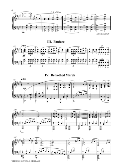Ceremonial Music Suite No 1, Music for Weddings, Graduation or Almost Any Occasion, Arr. for Piano image number null