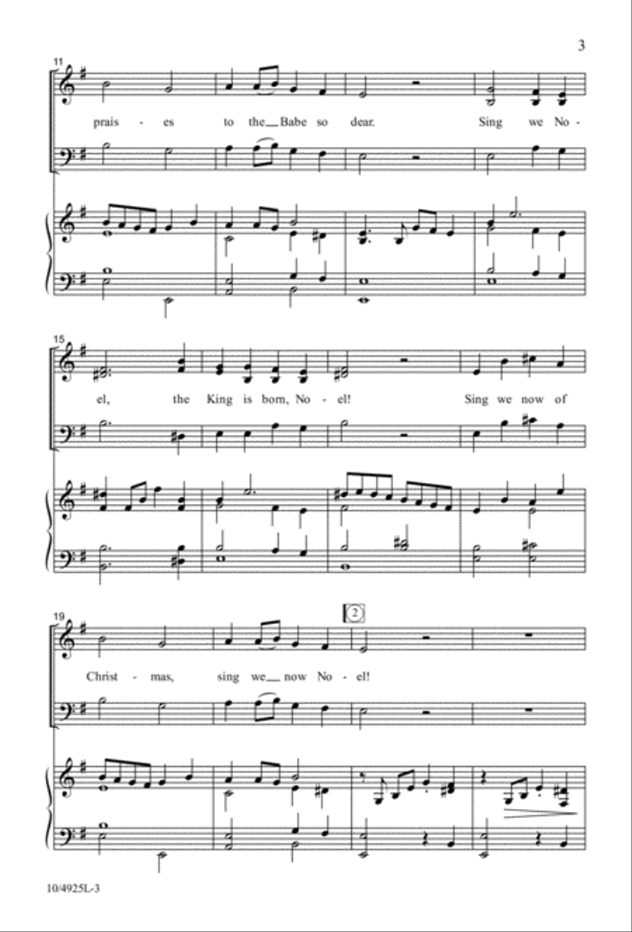 Noel Festival Noel Festival 3-Part scores gallery preview page 3