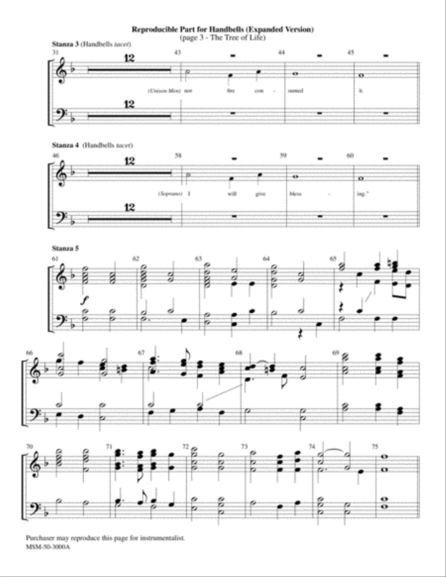 The Tree of Life The Tree of Life Choir scores gallery preview page 4