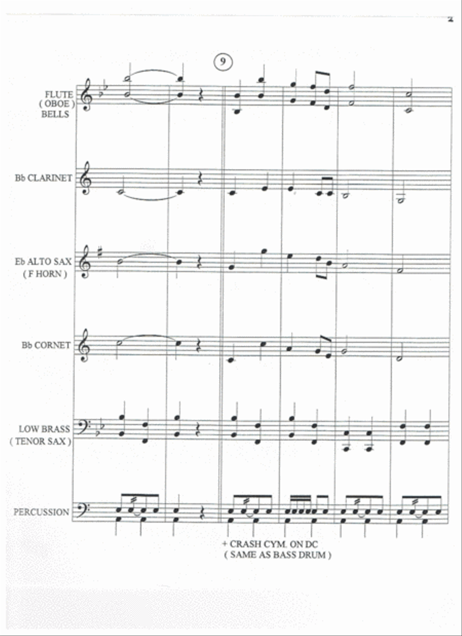 TAKE ME OUT TO THE BALL GAME Concert Band scores gallery preview page 3