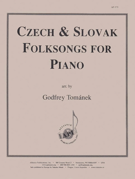 Czech and Slovak Folksongs for Piano