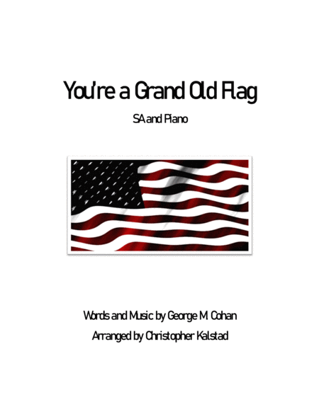 You're a Grand Old Flag (SA and Piano) image number null