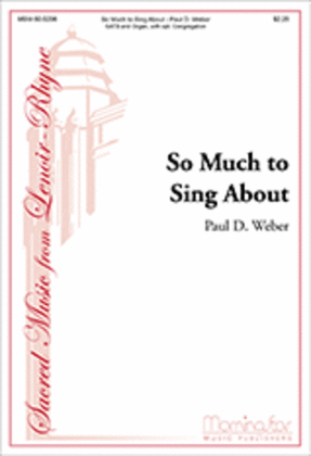 Book cover for So Much to Sing About