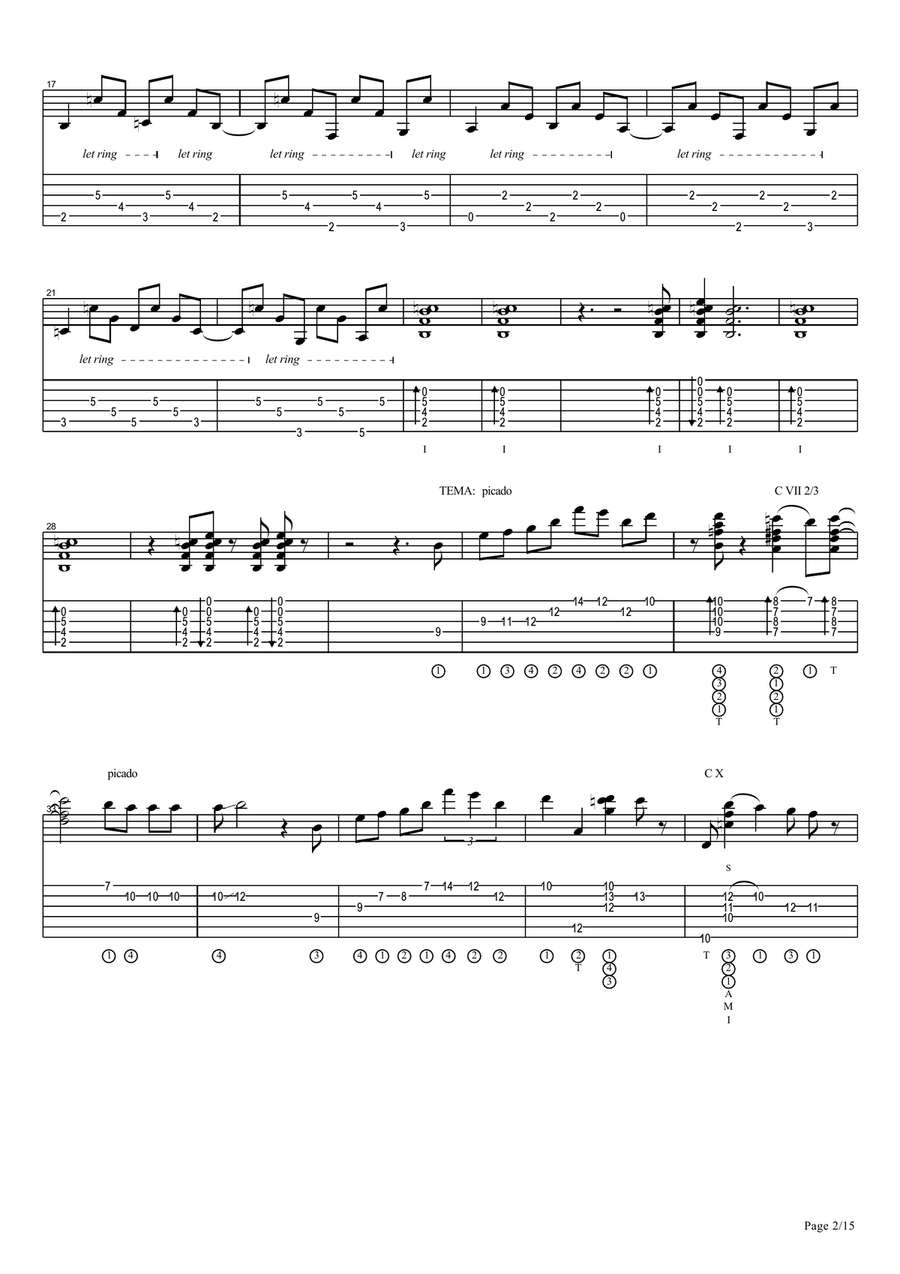 Vicente Amigo - Un Momento En El Sonido - 9 - Demipati Electric Guitar scores gallery preview page 2