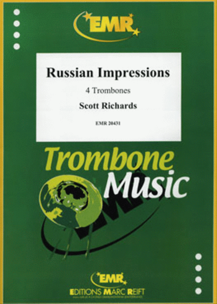 Russian Impressions Trombone Quartet scores gallery preview page 1