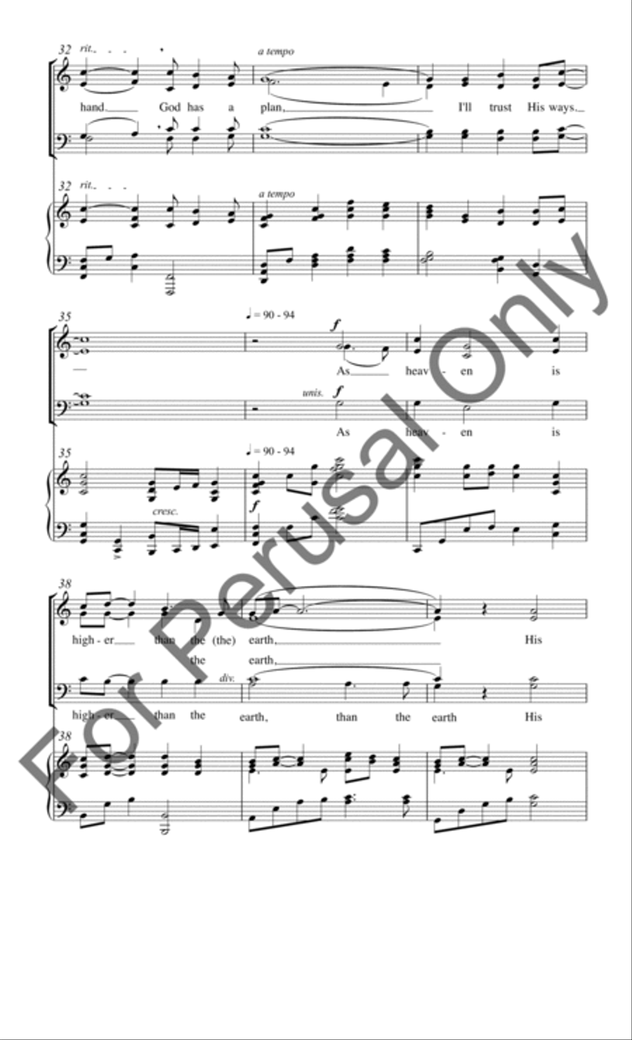 God Has a Plan Divisi scores gallery preview page 5