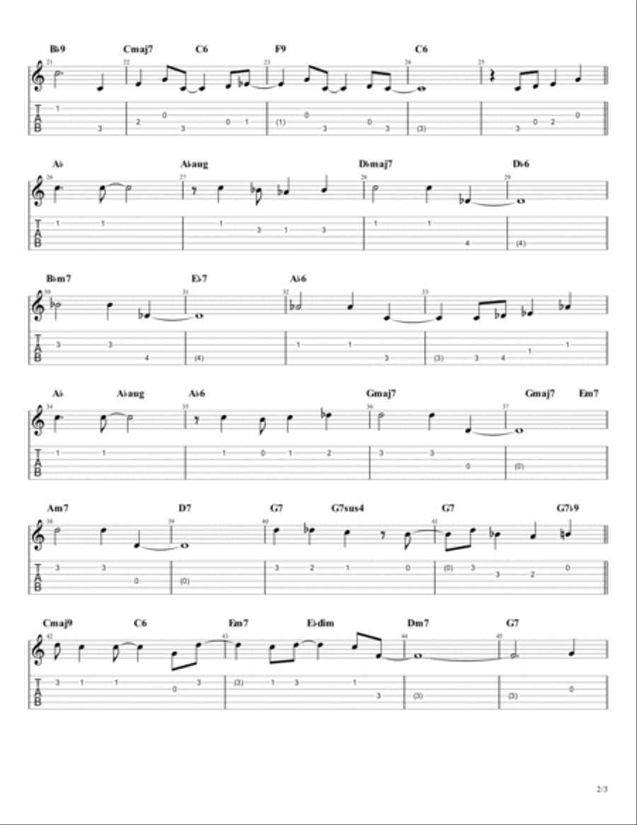 Come Fly With Me Piano scores gallery preview page 2