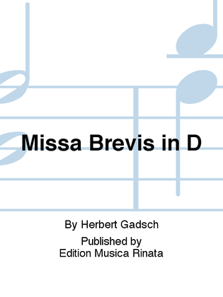 Missa Brevis in D