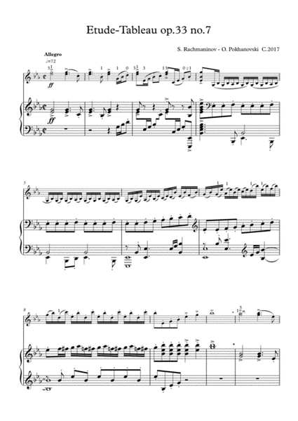 Rachmaninov Etude-Tableau in E-flat, op.33#7 image number null