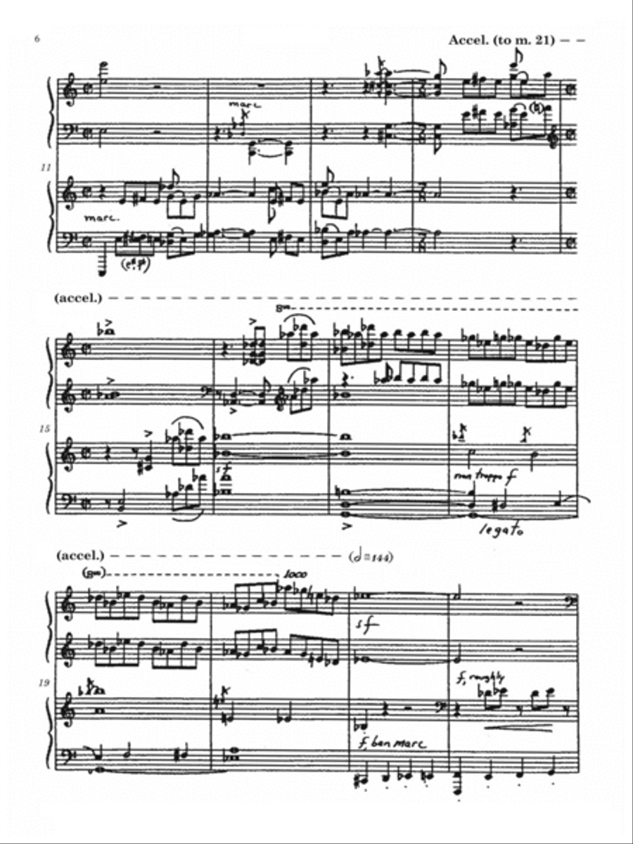 Taschyag for Two Pianos 2 Pianos, 4-Hands scores gallery preview page 4