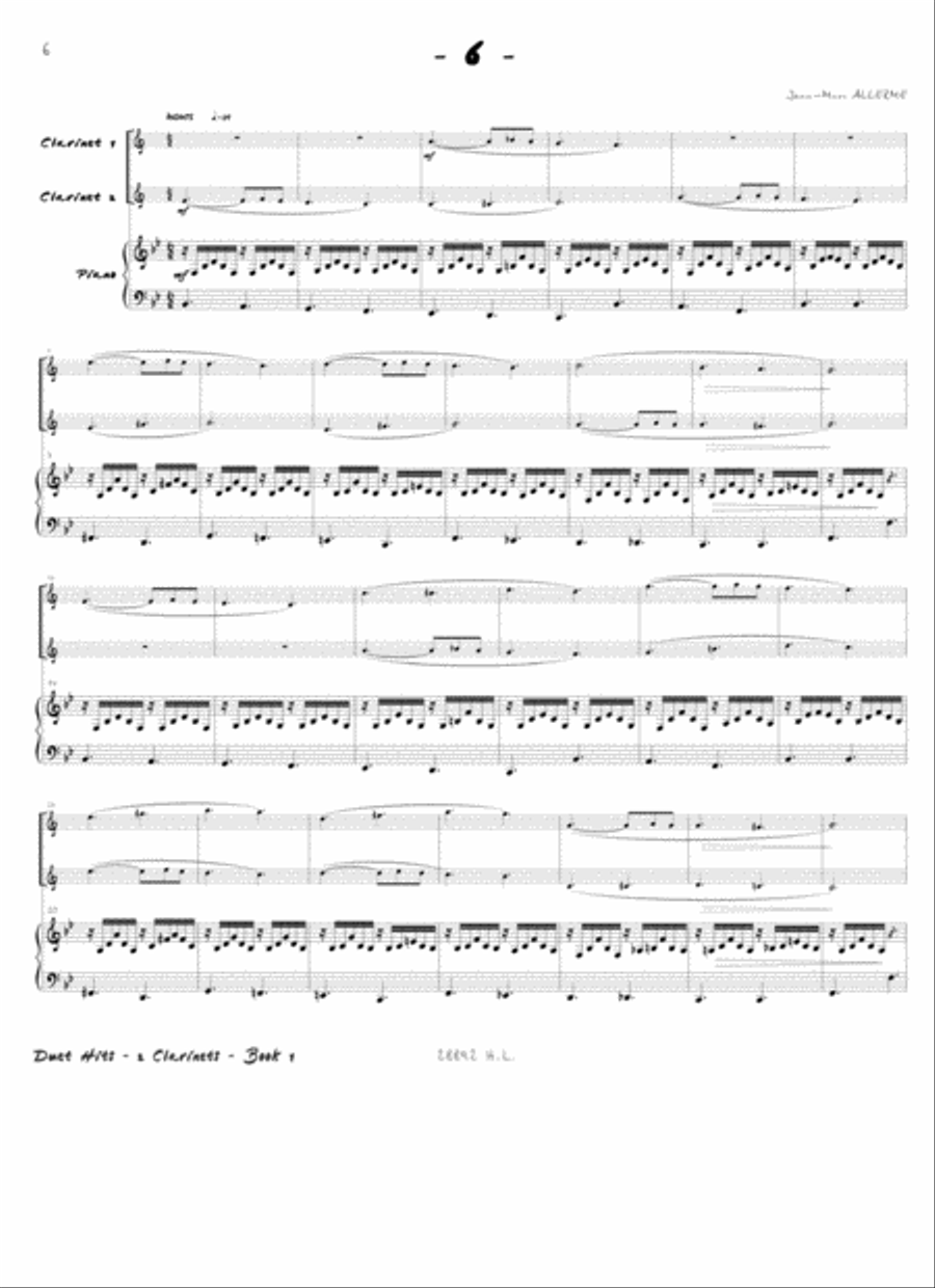 Duet hits Duet hits Clarinet Duet scores gallery preview page 2