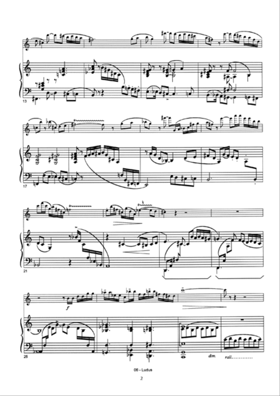 Sonatina em re maior Woodwind Duet scores gallery preview page 4