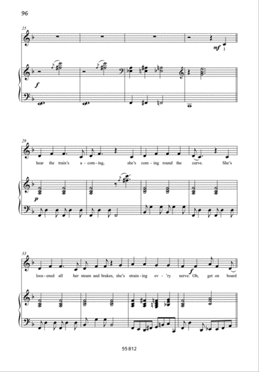 The Gospel train The Gospel train Voice Solo scores gallery preview page 3