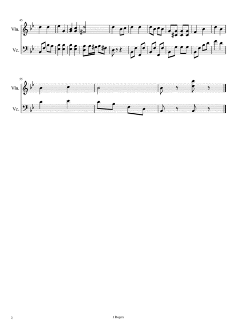 It's a long way to Tipperary String Duet scores gallery preview page 2