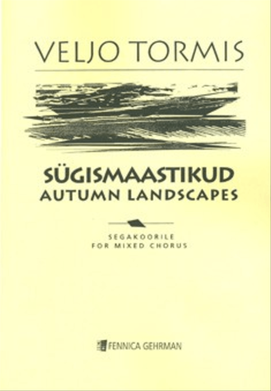 Sugismaastikud / Autumn Landscapes (mixed choir) 4-Part scores gallery preview page 1