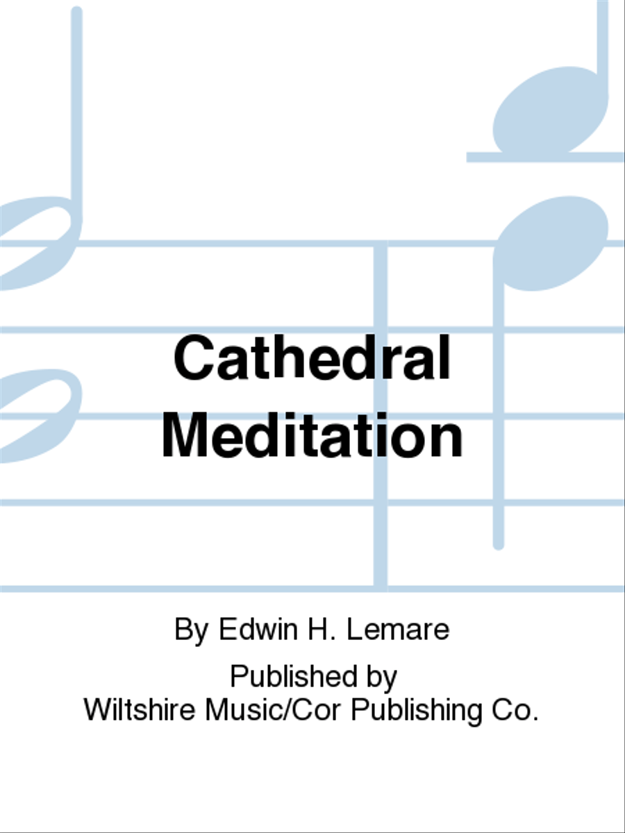 Cathedral Meditation Violin scores gallery preview page 1