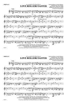Love Rollercoaster: 1st F Horn