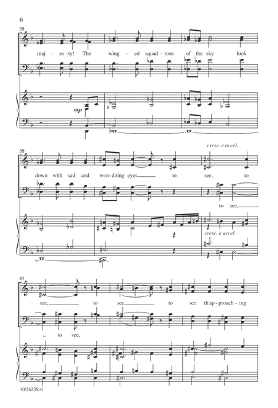 Ride on, Ride on in Majesty 4-Part scores gallery preview page 6